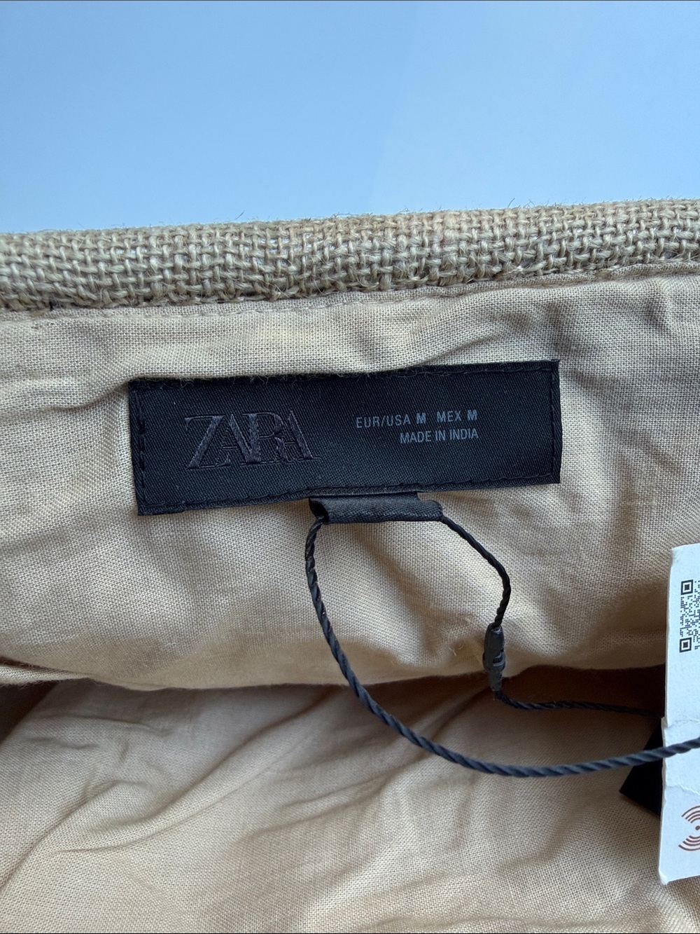 Zara Crab Raffia Beaded Clutch Bag - Picture 8 of 12